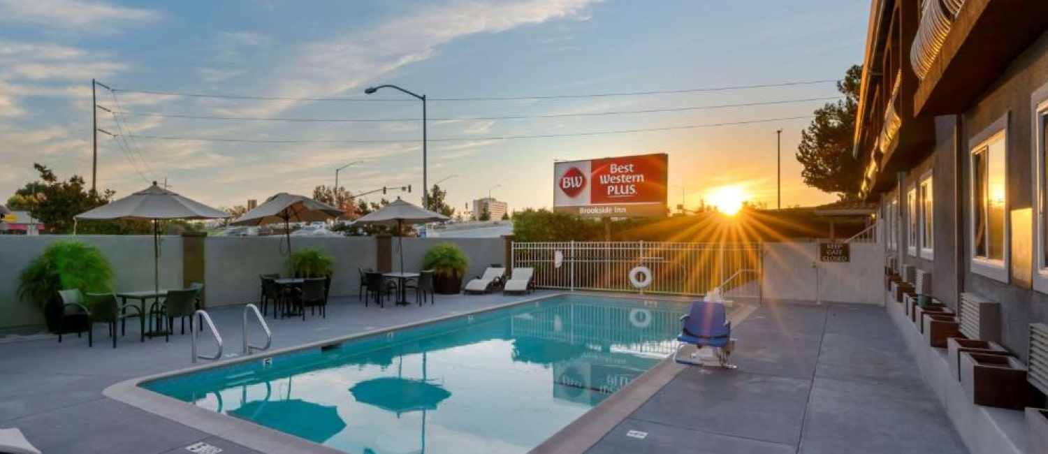 Take a Refreshing Dip in Our Outdoor Swimming Pool