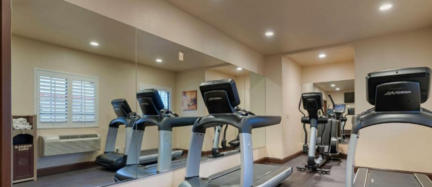 Take Advantage of Our on-site Fitness Center